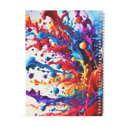 Dazzle Doodle™ Splash of Color Spiral Note Book