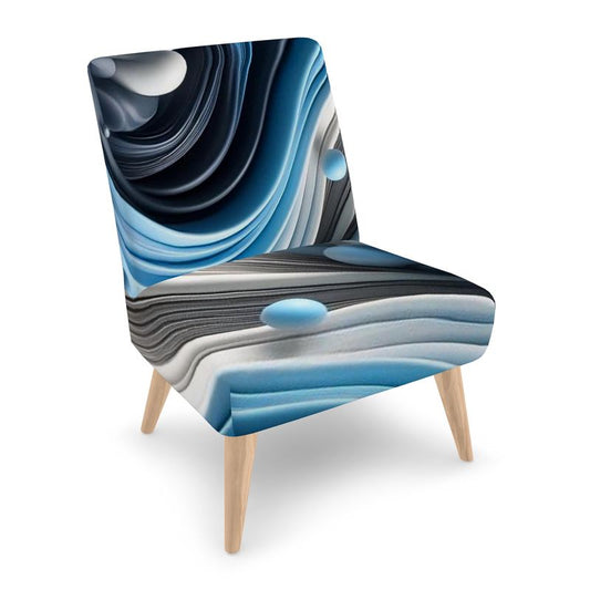 Aegean Swoon Occasional Chair - The Luxe Serenity Swirl