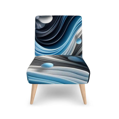 Aegean Swoon Occasional Chair - The Luxe Serenity Swirl