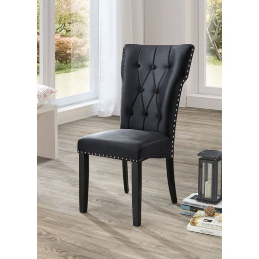 La Costa Velvet Tufted Dining Chair Set of 2