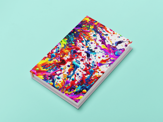 NEW Dazzle Doodle - Liquid Splatter Color Explosion Notebook